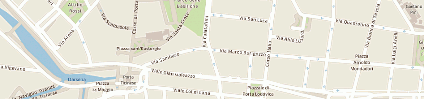 Mappa della impresa condominio via burigozzo 8 a MILANO