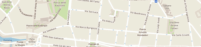 Mappa della impresa petruzzelli antonio a MILANO