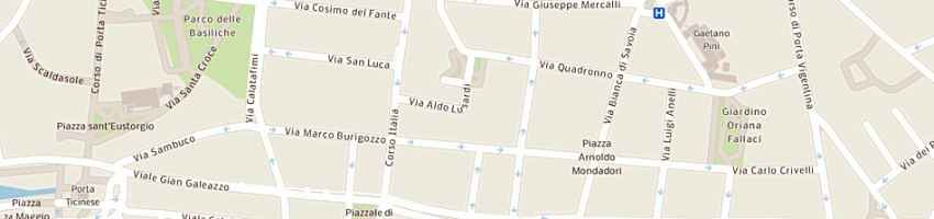 Mappa della impresa eico novachem srl a MILANO