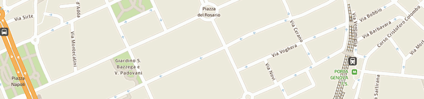 Mappa della impresa compagnia dei giardini srl a MILANO