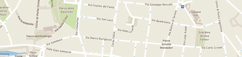 Mappa della impresa vanoli bruna a MILANO