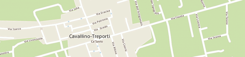 Mappa della impresa villa gentile sas di baldo tiziano e c a CAVALLINO TREPORTI