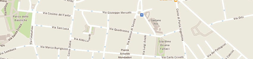 Mappa della impresa xagena di carlo franzini a MILANO
