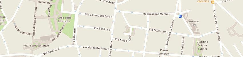 Mappa della impresa brevivet spa a MILANO