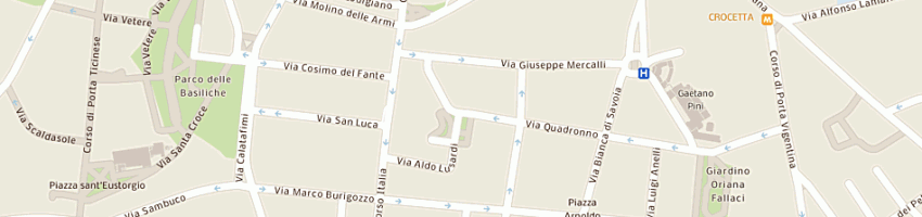 Mappa della impresa condorelli giuseppe a MILANO