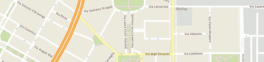 Mappa della impresa l'angolo delle erbe (snc) a MILANO