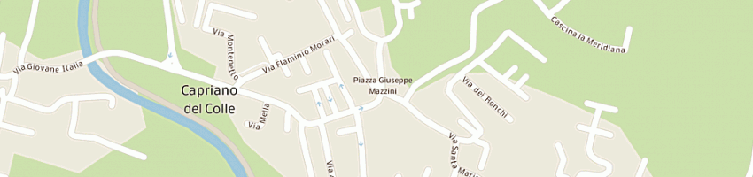 Mappa della impresa bar gelateria veschetti a CAPRIANO DEL COLLE