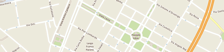 Mappa della impresa suore mantellate serve di maria a MILANO
