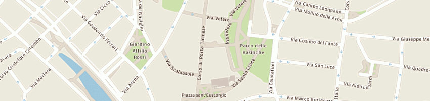 Mappa della impresa fondazione sant'ambrogio per la cultura cristiana a MILANO