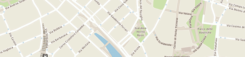 Mappa della impresa minimarket italo rumeno sas a MILANO