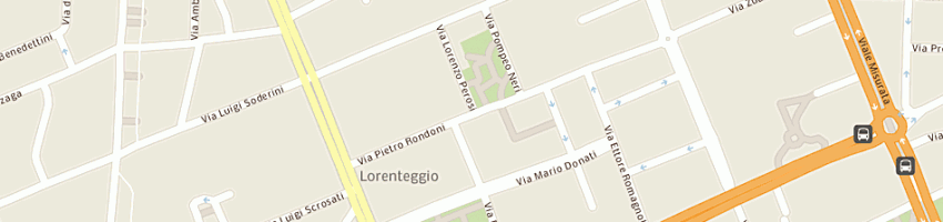 Mappa della impresa portioli paola a MILANO