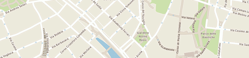Mappa della impresa rovere giuseppe adriano a MILANO