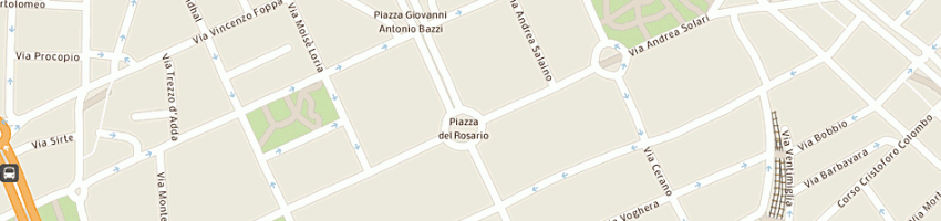 Mappa della impresa zavanone studio di estetica di panini prassede e c sas a MILANO