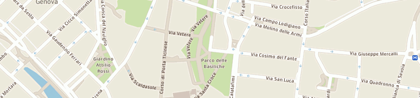 Mappa della impresa saraceno elena a MILANO