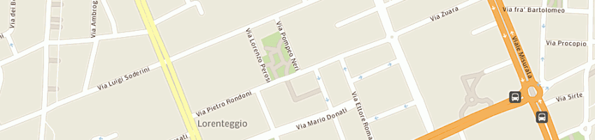 Mappa della impresa condominio di via pompeo neri 13 a MILANO