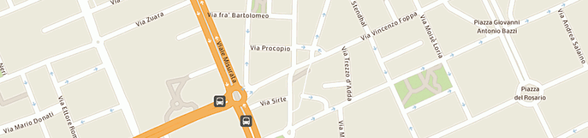 Mappa della impresa fais giovanni a MILANO