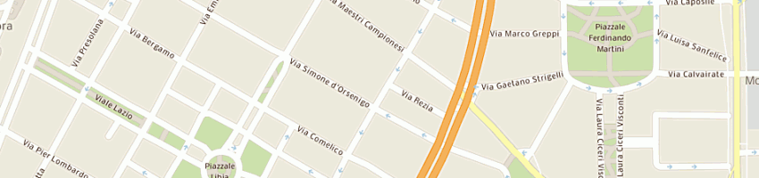 Mappa della impresa emmerre sas di maurizio ghignatti e c a MILANO