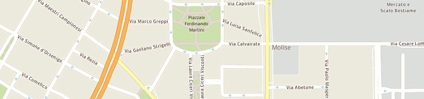 Mappa della impresa farmacia scamillo del dr paolo dardanelli e c (snc) a MILANO
