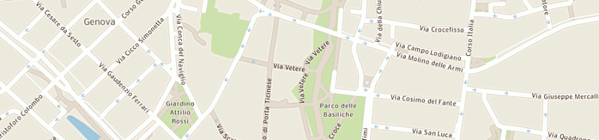 Mappa della impresa bar coquetel a MILANO