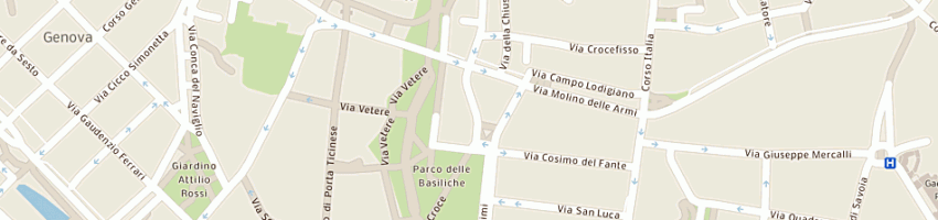 Mappa della impresa gambardella fabrizio a MILANO
