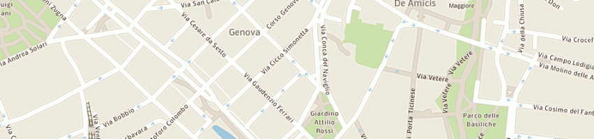 Mappa della impresa cartolibreria roberta di petenzi roberta e pizzi gianfranco snc a MILANO