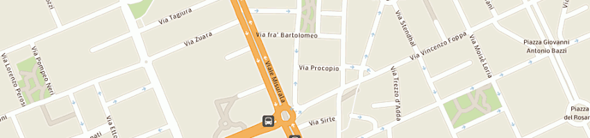 Mappa della impresa bonanomi rappresentanze snc a MILANO