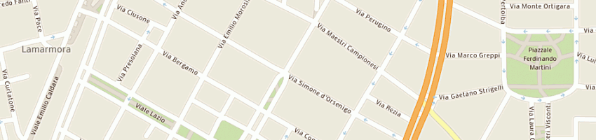 Mappa della impresa bracchi debora angiola a MILANO
