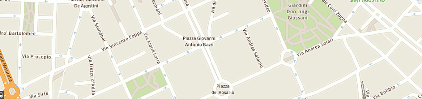 Mappa della impresa affichemania di paravella cinzia a MILANO