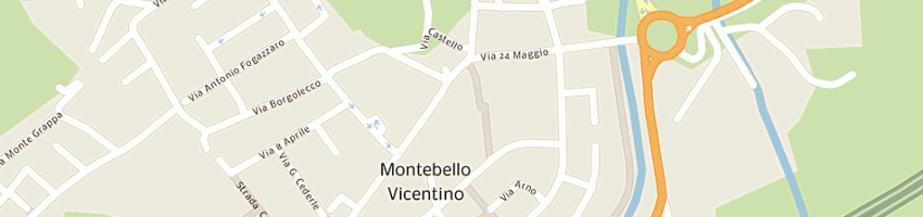 Mappa della impresa filpell srl a MONTEBELLO VICENTINO