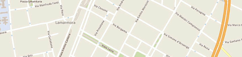 Mappa della impresa stucchi giacinta a MILANO