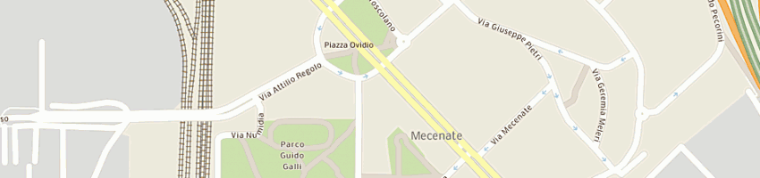 Mappa della impresa guillermaz rachele a MILANO