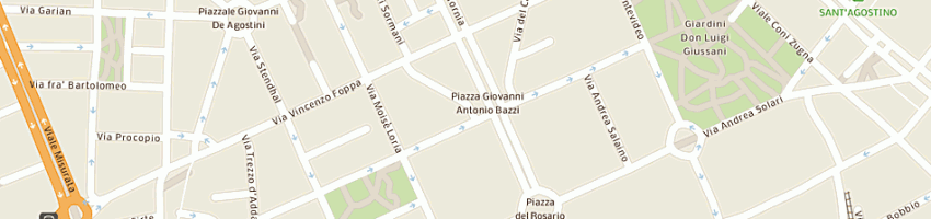 Mappa della impresa marlene fur srl a MILANO