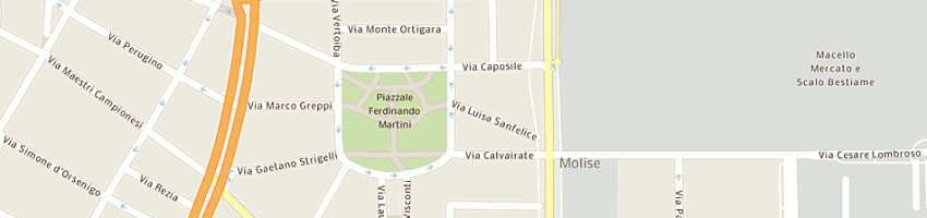 Mappa della impresa carto service (srl) a MILANO