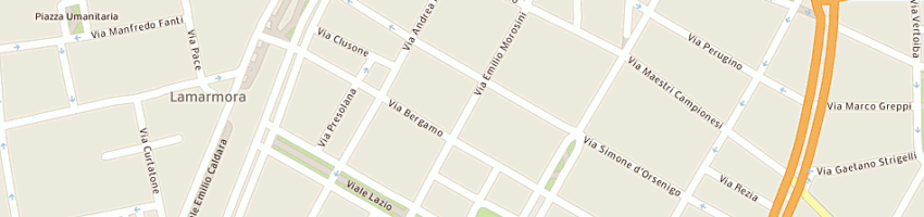 Mappa della impresa beretta maria donatella a MILANO