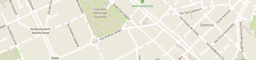 Mappa della impresa reci di fazio rag massimo a MILANO