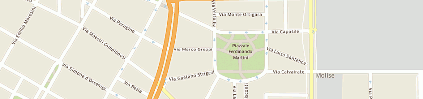 Mappa della impresa dedo srl a MILANO