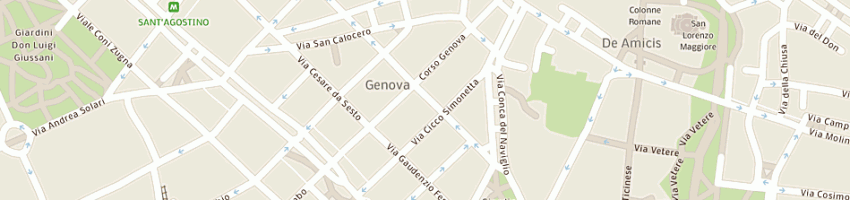 Mappa della impresa provim milano srl a MILANO