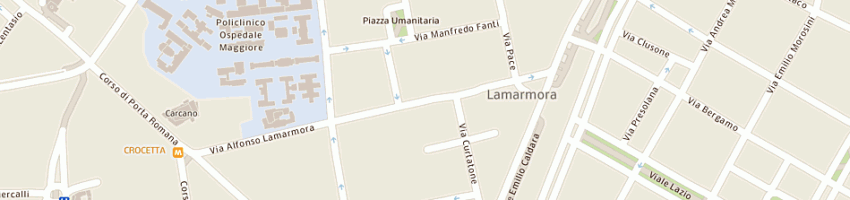Mappa della impresa fragomeni tiziana a MILANO