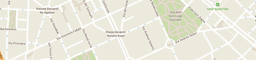 Mappa della impresa massimini giovanni a MILANO