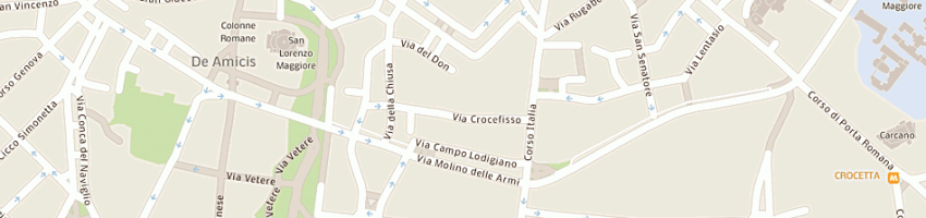 Mappa della impresa gef srl a MILANO