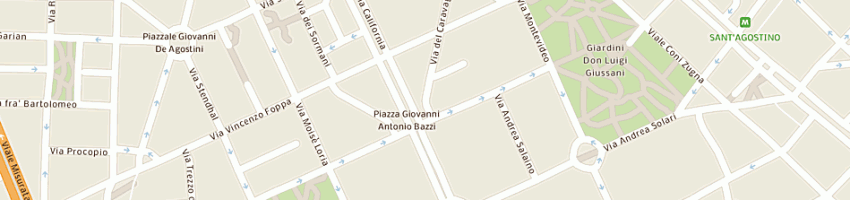 Mappa della impresa condominio via del caravaggio 21 a MILANO