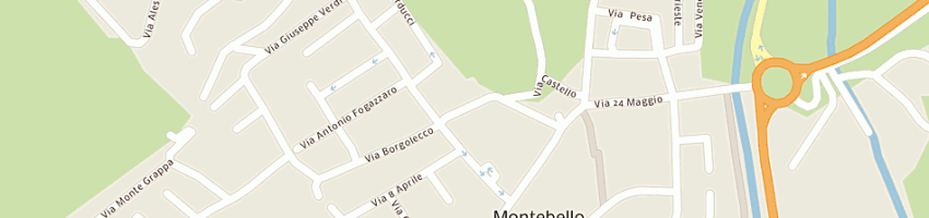 Mappa della impresa casa vinicola zonin (spa) a MONTEBELLO VICENTINO