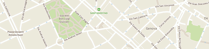 Mappa della impresa shama colette a MILANO
