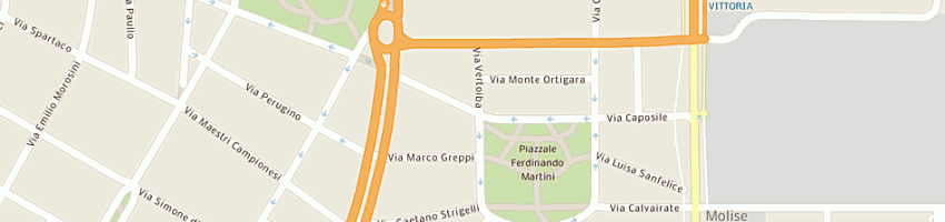 Mappa della impresa petrofina sa a MILANO