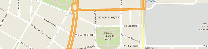 Mappa della impresa casa della biancheria di caldarelli marco a MILANO