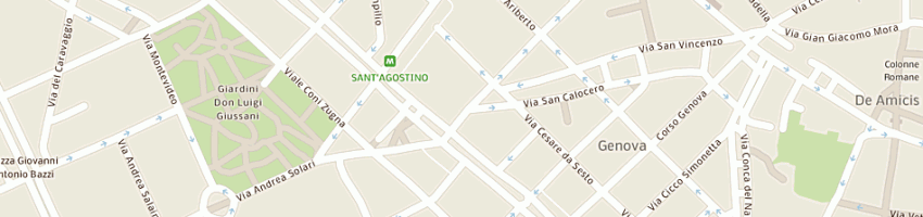 Mappa della impresa oldini massimo a MILANO