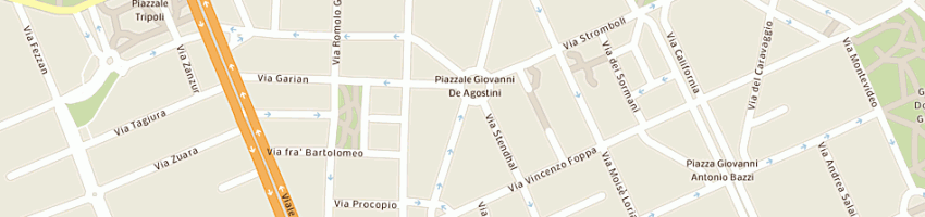 Mappa della impresa biasioli e dell'orto di biasioli claudio e dell'orto davide alessandro snc a MILANO