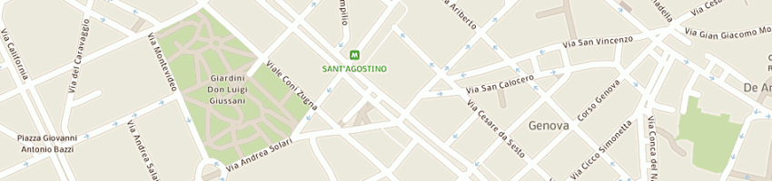 Mappa della impresa pietravalle giuseppe a MILANO