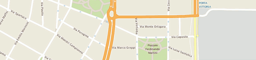 Mappa della impresa legatoria de stefanis di massimo e marcello de stefanis snc a MILANO