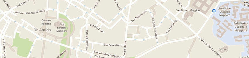 Mappa della impresa borgo sorriso srl a MILANO